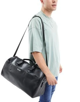 推荐River Island weave holdall in black商品