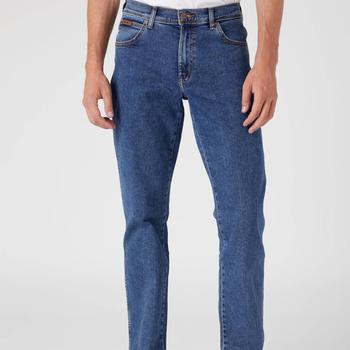推荐Wrangler Men's Texas Original Regular Straight Leg Jeans - Stonewash商品