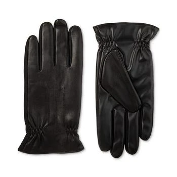 Isotoner Signature | Men's Insulated Faux-Leather Touchscreen Gloves 5.9折, 独家减免邮费