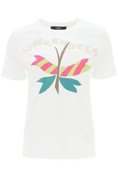 Weekend Max Mara | Nervi printed T-shirt 6.3折, 独家减免邮费