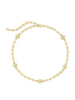 商品Roxanne 18K Gold-Plated Logo Chain Necklace,商家Saks Fifth Avenue,价格¥1446图片