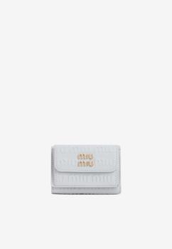 商品Logo Embossed Wallet in Calf Leather图片