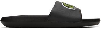 商品Lacoste | Black Croco Slides,商家SSENSE,价格¥240图片