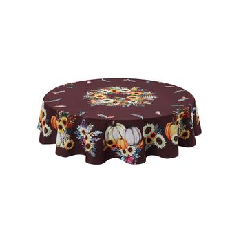 商品Laural Home | Fall Feathers 70" Round Tablecloth,商家Macy's,价格¥644图片
