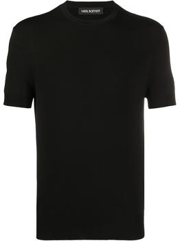 推荐Neil Barrett Men's  Black Viscose T Shirt商品