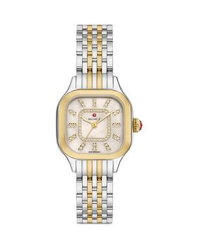 Michele | Meggie Diamond Two-Tone Watch, 29mm商品图片,额外9.5折, 额外九五折