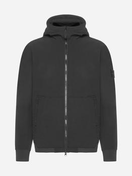 商品Technical fabric hooded jacket图片