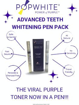 商品Advanced Teeth Whitening Pen Pack The Viral Purple Toner now in a PEN!!!图片