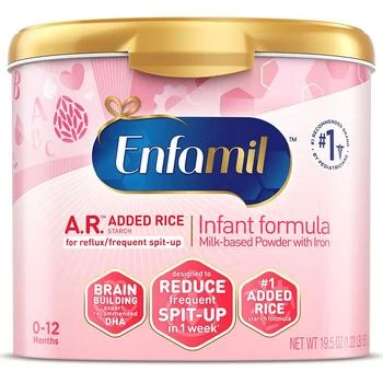 Enfamil | Enfamil A.R. 防吐奶婴儿配方奶1段 610g,商家Walgreens,价格¥381