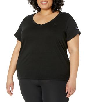 CHAMPION | Plus Size Powerblend® Relaxed V-Neck Tee商品图片,7.1折起
