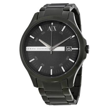 Armani Exchange | Hampton Black Dial Black Ion-plated Mens Watch AX2104商品图片,5.1折