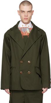 Vivienne Westwood | Khaki Wittgenstein Blazer商品图片,4.1折, 独家减免邮费