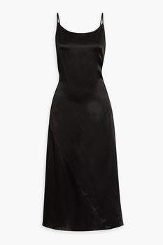 商品IRIS & INK | Ella organic silk-satin midi slip dress,商家THE OUTNET US,价格¥959图片
