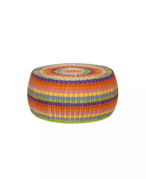 Household Essentials | Household Essential Indoor Outdoor Resin Wicker Low Barrel Basket Side Table,商家Macy's,价格¥1053