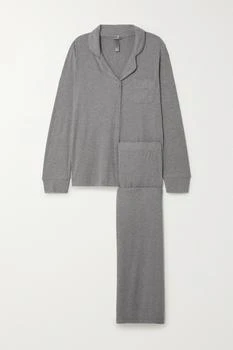 推荐罗纹弹力莫代尔平纹布家居服套装（色号：heather Grey）商品