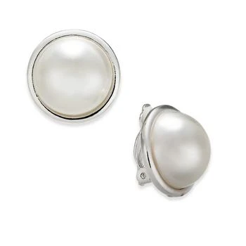 Charter Club | Imitation Pearl Clip-On Earrings, Created for Macy's,商家Macy's,价格¥196