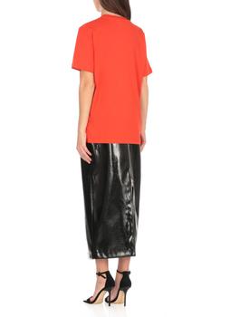 Tシャツ・カットソー MSGM Woman T-Shirt Orange 3841MDM510257002 17 MSGM MSGM Logo Printed Jersey T-Shirt - T-Shirts - Compare