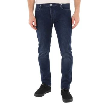 推荐Men's Denim Blue Worn-Wash J06 Slim-Fit Jeans商品
