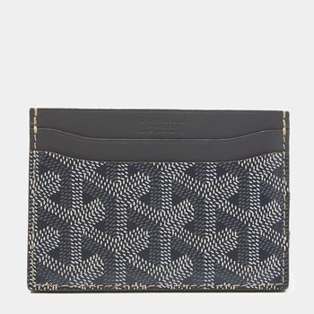 推荐Goyard Grey Goyardine Coated Canvas and Leather Saint Sulpice Card Holder商品