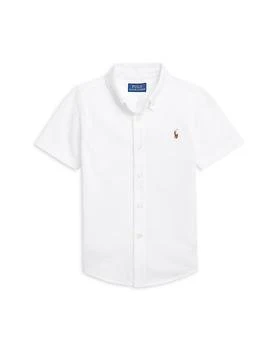 Ralph Lauren | Boys' Knit Oxford Short Sleeved Shirt - Little Kid,商家Bloomingdale's,价格¥218