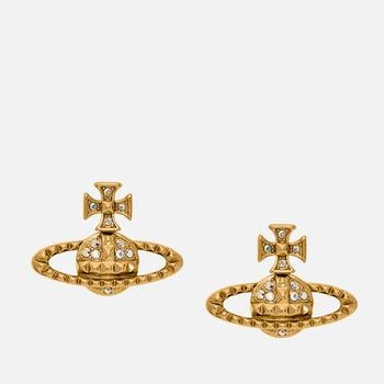 推荐Vivienne Westwood Mayfair Bas Relief Gold-Plated Earrings商品