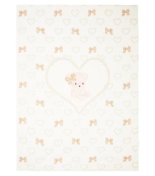 商品MONNALISA | Baby printed cotton fleece blanket,商家MyTheresa,价格¥824图片