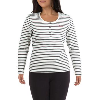 推荐Barbour Womens Driftwood Striped Long Sleeves T-Shirt商品