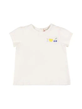 Bonpoint | Embroidered Cotton Jersey T-shirt 额外8.5折, 独家减免邮费, 额外八五折
