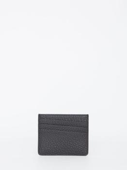 MAISON MARGIELA | Black leather cardholder商品图片,7.6折