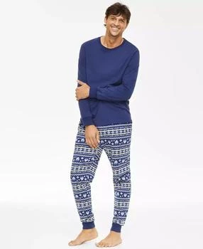 Holiday Lane | Men's Hanukkah Cotton Mix It Matching Family Pajamas Set, Created for Macy's,商家Macy's,价格¥183