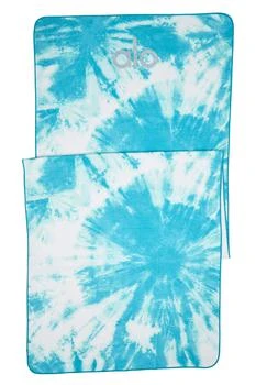 推荐Tie-Dye Grounded No-Slip Towel - Bright Aqua Tie Dye商品