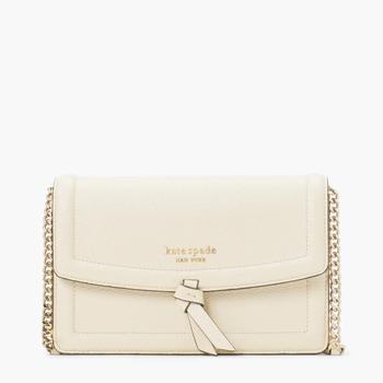 kate spade bag男包, Kate Spade | Kate Spade New York Women's Knott Pebbled Flap Cross Body Bag - Milk Glass商品图片 