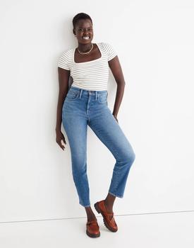 Madewell | Curvy Stovepipe Jeans in Leaside Wash商品图片,