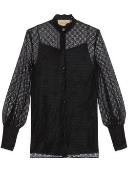 推荐GUCCI - Gg Lace Shirt商品