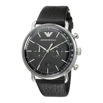推荐EmporioArmani安普里奥阿玛尼  男士黑色表带计时手表商品