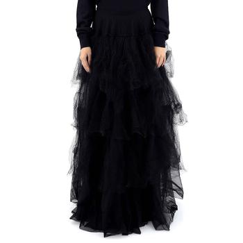 Burberry | Ladies Skirts Runway Black Tulle Tiered Skirt商品图片,2.7折