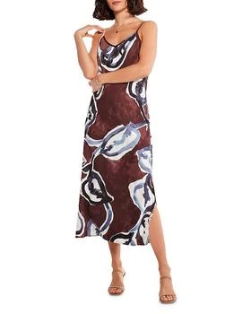 NIC+ZOE | Watercolor Vines Slip Dress,商家Bloomingdale's,价格¥364