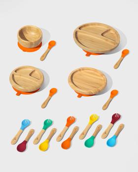 商品Baby's Bamboo Bowl, Plate & Spoon Collection图片