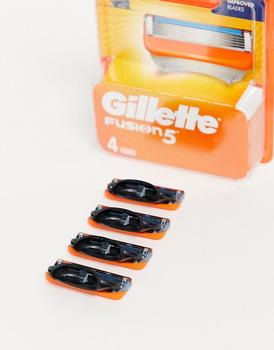 商品Gillette | Gillette Fusion Razor Blades - 4 Pack,商家ASOS,价格¥85图片