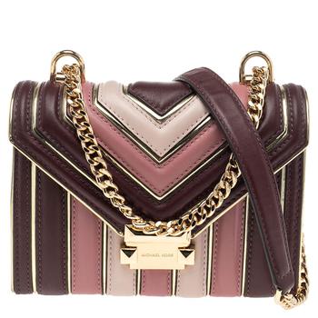 michael kors whitney, [二手商品] Michael Kors | Michael Kors Multicolor Quilted Leather Whitney Shoulder Bag商品图片 3.9折