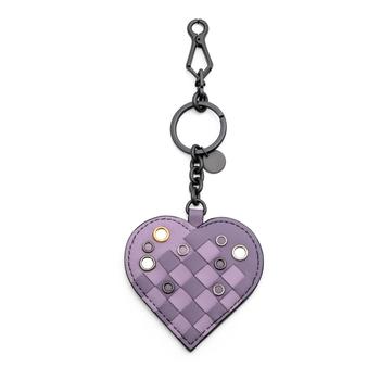 商品Bottega Veneta | Bottega Veneta Intrecciato Purple Leather Key Chain 510503-Va2I1-5263,商家Shopworn,价格¥1846图片
