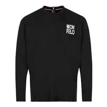 推荐Moncler Long Sleeve T-Shirt - Black商品