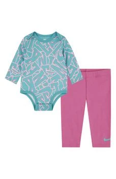 NIKE | Join The Club Bodysuit & Leggings Set,商家Nordstrom Rack,价格¥138