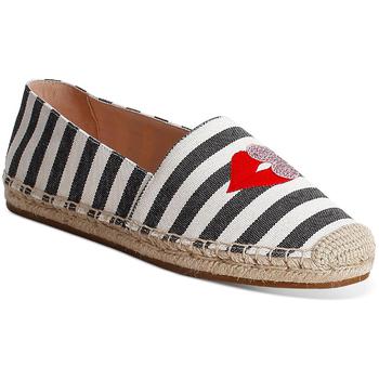 kate spade帆布包, Kate Spade | Kate Spade New York Womens Gimlet Heart Lips Canvas Embellished Espadrilles商品图片 4.7折×额外9折, 额外九折