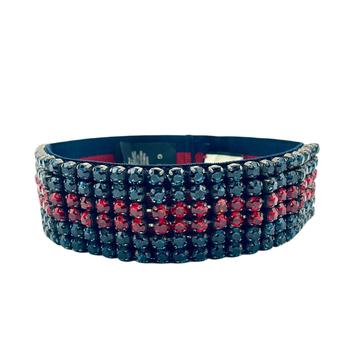 商品Gucci | Gucci Women's Web Elastic Headband with Crystals M/57,商家Premium Outlets,价格¥3184图片