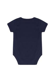 essentials短袖, Larkwood | Larkwood Baby Boys/Girls Essential Short Sleeve Bodysuit (Navy) Navy (Blue)商品图片 9.7折