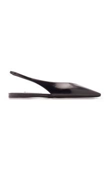 推荐Prada - Women's Leather Slingback Ballet Flats - Black - IT 36 - Moda Operandi商品