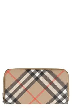 Burberry | Burberry Coated Canvas Wallet,商家Baltini,价格¥3516