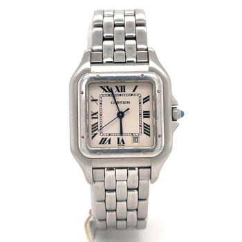 [二手商品] Cartier | Pre-owned Cartier Panthre Quartz Silver Dial Ladies Watch W25054P5商品图片,9.8折