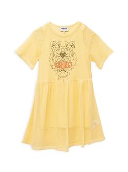 Kenzo | Little Girl's & Girl's Tiger Mesh Dress商品图片,5折